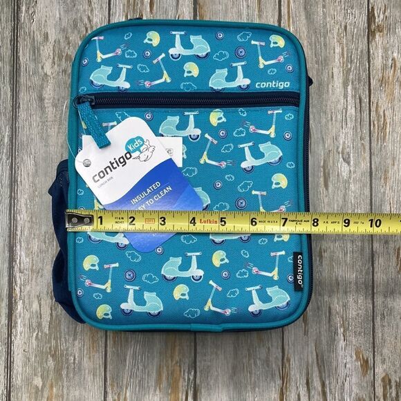 Kids Insulated Reusable Lunch Box with Antimicrobial Liner & Water Bottle Holder - Picture 4 of 9